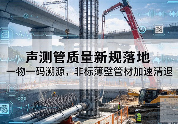 鄞州声测管质量新规落地，一物一码溯源，非标薄壁管材加速清退